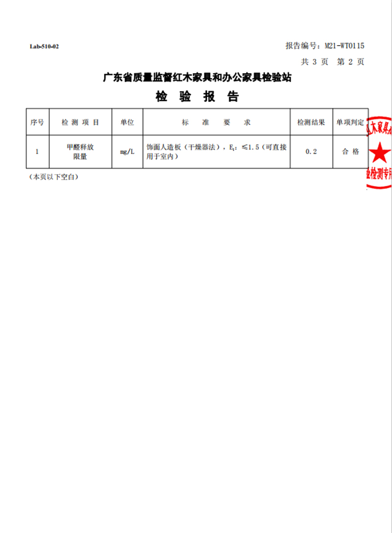 檢測報告